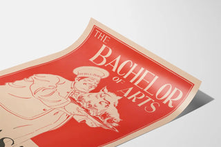 Vintage Poster The Bachelor of Arts Xmas '96