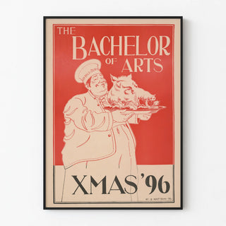 Vintage Poster The Bachelor of Arts Xmas '96