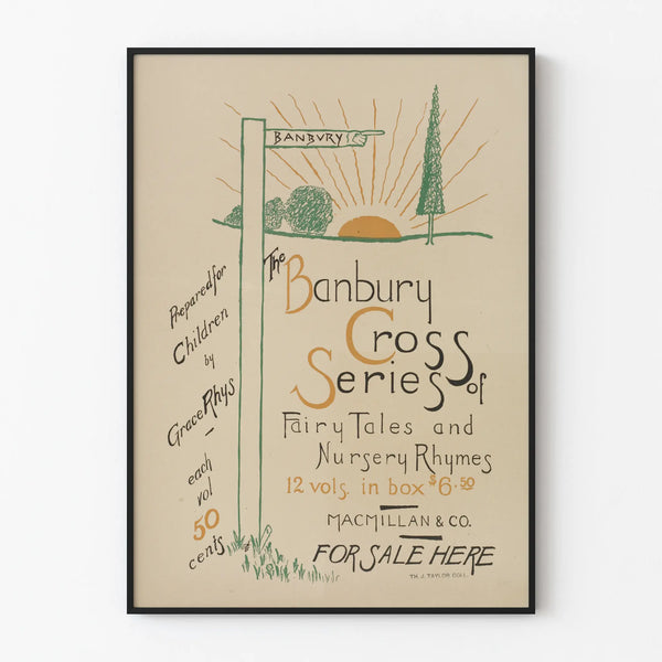 Vintage poster The Banbury Cross Series - Counter of tales and nursery rhymes for children