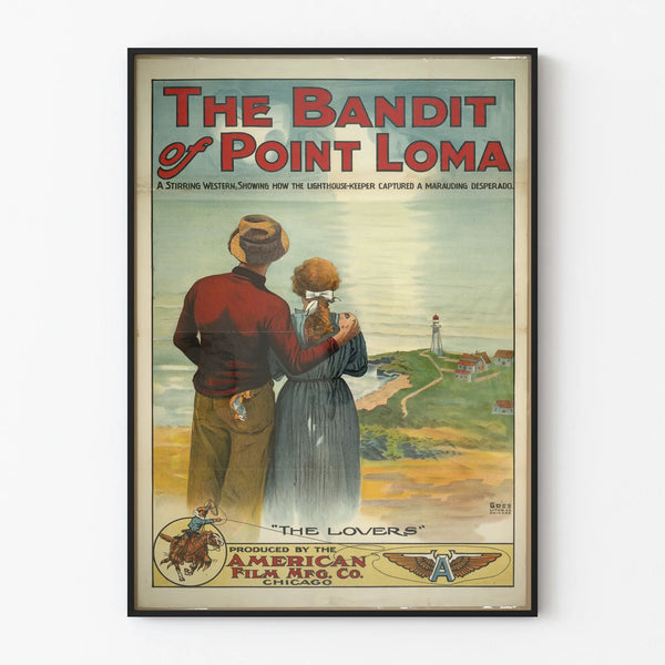 Vintage Poster The Bandit of Point Loma - Western Amoureux