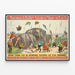 The Barnum & Bailey Greatest Show on Earth - The World's Largest and Most Magnificent Entertainment Institute 6 — framed artwork on a wall