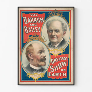 Vintage Poster Barnum and Bailey Greatest Show on Earth