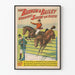 Vintage Poster Barnum & Bailey - Pony Jumping of Jupiter and Joy
