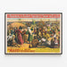 Vintage Poster Barnum & Bailey The Mahdi Victoria Cross — framed artwork on a wall