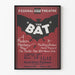 Vintage Theater Poster Federal - The Bat, Modern Mystery