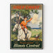 Vintage poster of Gulf Coast Sports and Equestrian Illinois Central