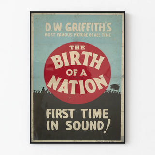 Vintage poster The Birth of a Nation by D.W. Griffith