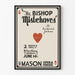 Vintage theater poster The Bishop Misbehaves
