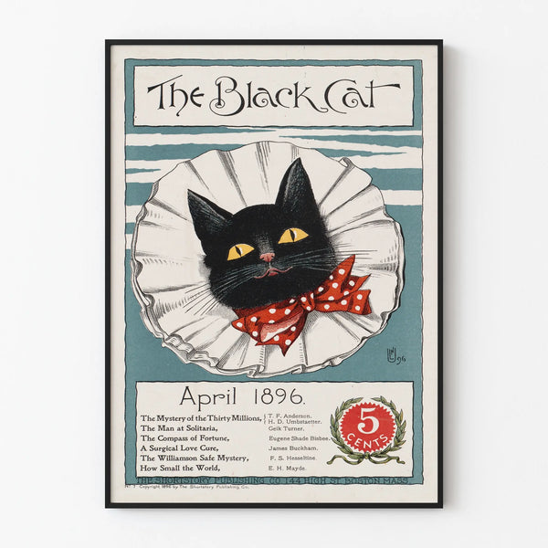 Vintage Poster The Black Cat – April 1896