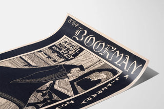 Vintage poster The Bookman - Literary magazine of the era