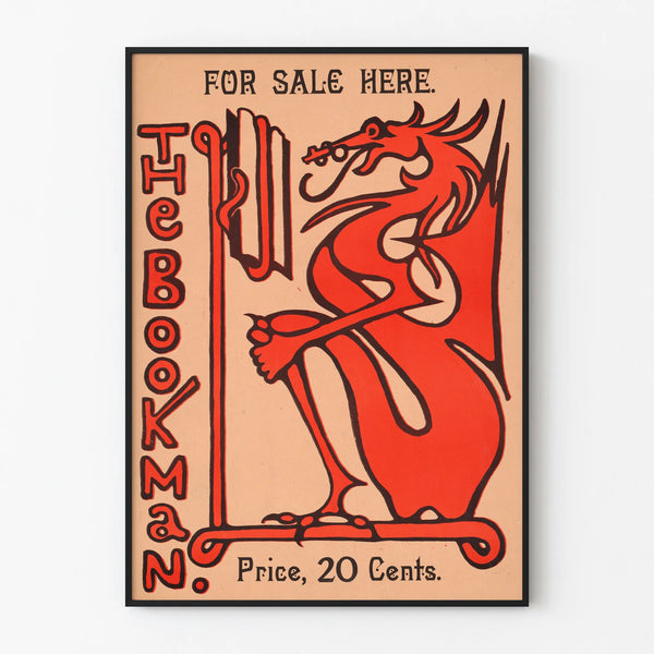 Vintage Poster The Bookman for Wall Decoration
