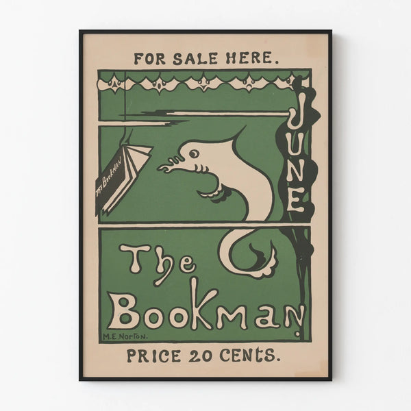 Vintage Poster The Bookman June 20 Cents
