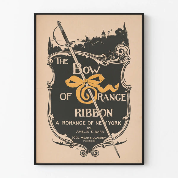 Vintage poster The Bow of Orange Ribbon wall decoration