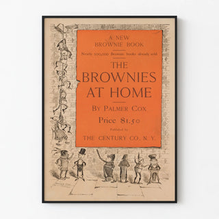 Vintage poster of Les Brownies à la maison by Palmer Cox