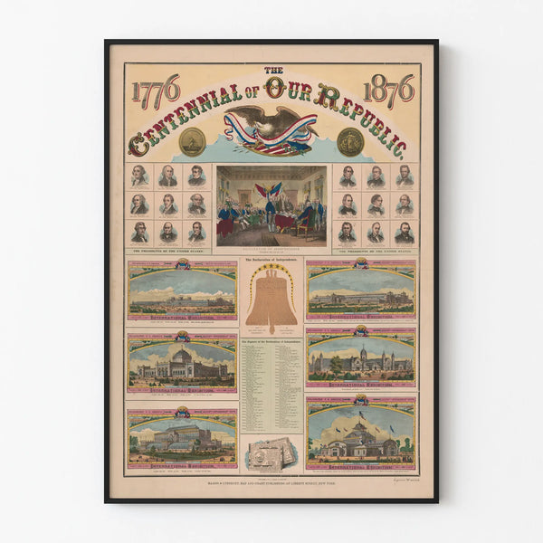 Centennial Poster of the American Republic 1776-1876