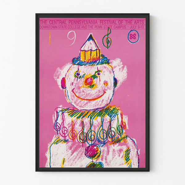 Vintage wall decoration poster for the Central Pennsylvania Arts Festival 1980