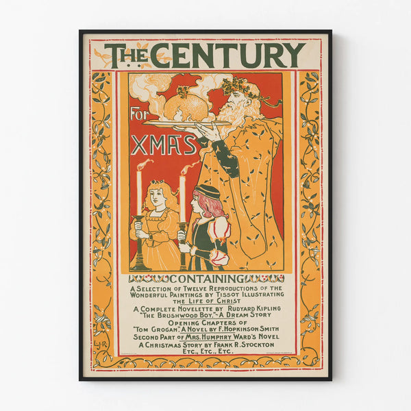 Vintage poster The Century For Xmas - Festive wall decoration