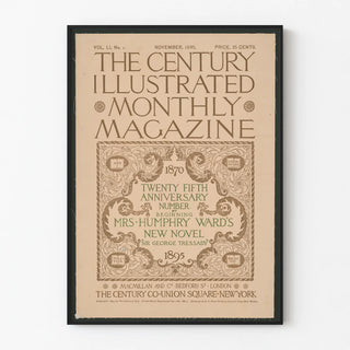 Vintage Poster The Century Illustrated Monthly Magazine 1895