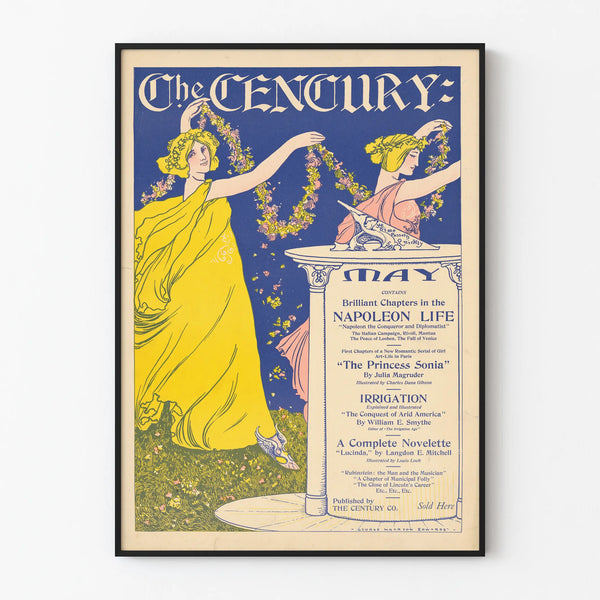 Vintage Poster The Century Mai - Artistic Wall Decoration