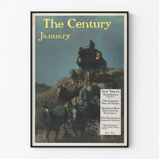 Vintage Poster The Century January - Twilight Teaming