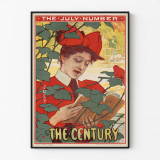 Vintage Poster The Century - The July Number, lecture and nature