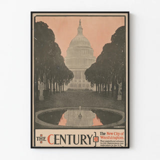 Vintage Poster The Century - New City of Washington