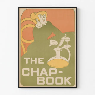 Vintage poster in the style of The Chap-Book Art Nouveau