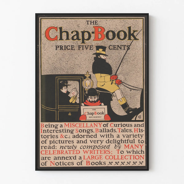 Vintage poster The Chap Book - Retro wall decoration