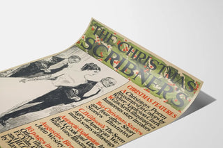 Vintage poster The Christmas Scribner's edition of 1909