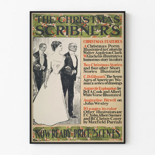 Vintage poster The Christmas Scribner's edition of 1909