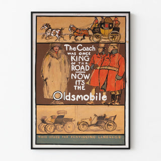Vintage Oldsmobile Advertising Poster
