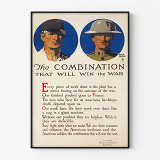 Vintage War and Labor American Poster Wall Art