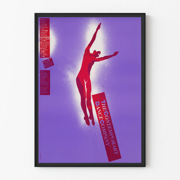 Contemporary Dance Poster Purple Edition