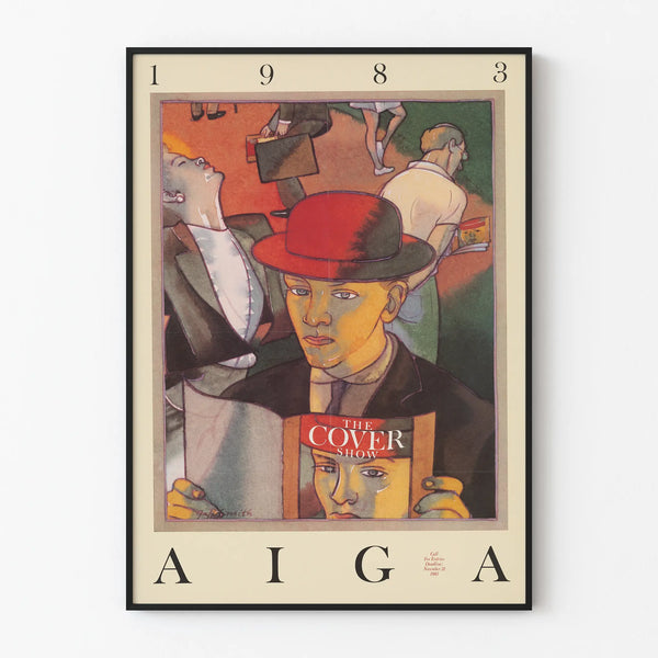 Vintage Artistic Wall Decoration Poster The Cover Show 1983