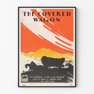 Vintage Poster The Covered Wagon - Classic Western Poster
