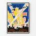 Vintage Hollywood Film Poster in Art Deco Style