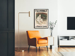 Vintage poster Le Coupable by Steinlen for Le Journal