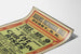 Vintage theater poster The Curtain Rises - Adams Memorial Hall Derry
