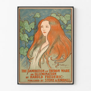 Vintage Artistic Poster The Damnation of Theron Ware