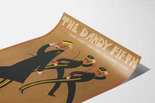 Vintage poster The Dandy Fifth - Graphic comic opera