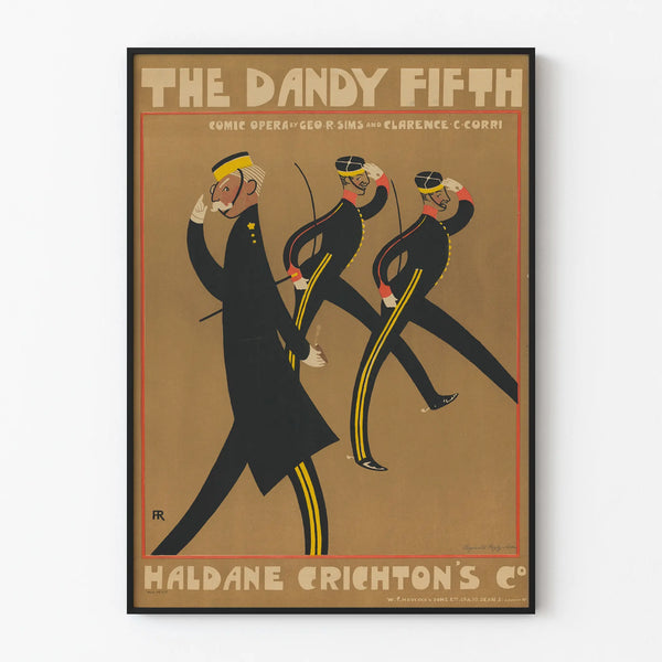 Vintage poster The Dandy Fifth - Graphic comic opera