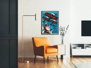 Vintage Poster of Pilots and Airplanes The Dawn Patrol