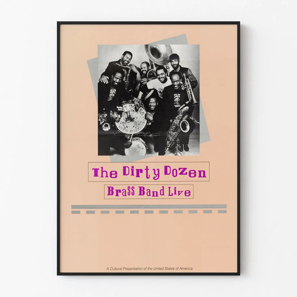 Vintage Poster The Dirty Dozen Brass Band Live