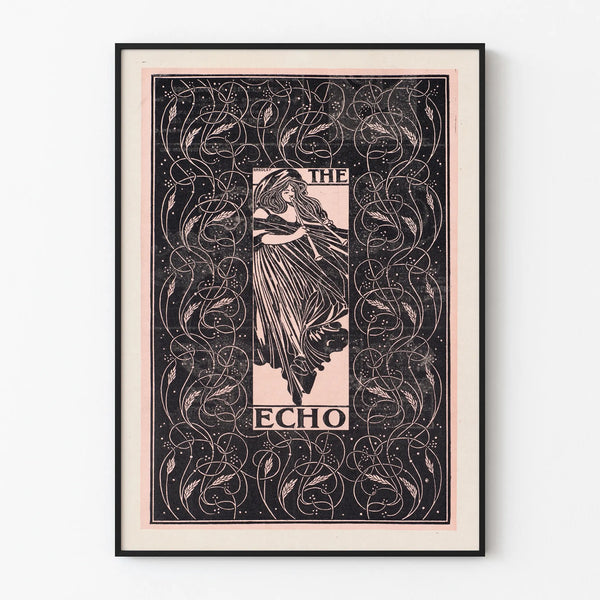 Vintage Poster The Echo Chicago 1896 - Retro Wall Decoration