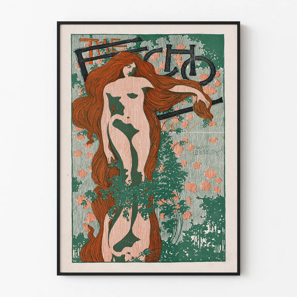 Vintage decorative poster The Echo Chicago 1895 by Artem Legrand