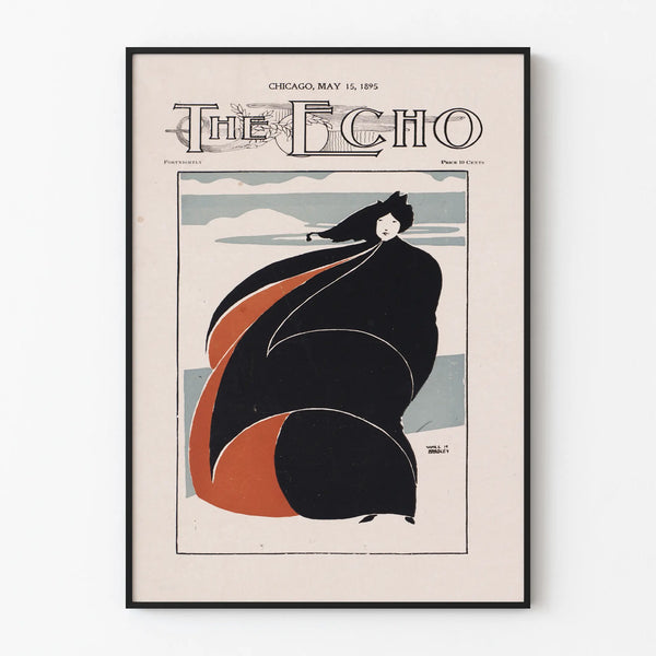 Vintage poster The Echo Chicago 1895 by Will H Bradley