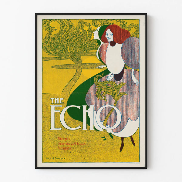 Vintage Poster The Echo - Artistic Wall Decoration