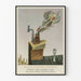 Vintage poster on the effects of overcooking in cooking