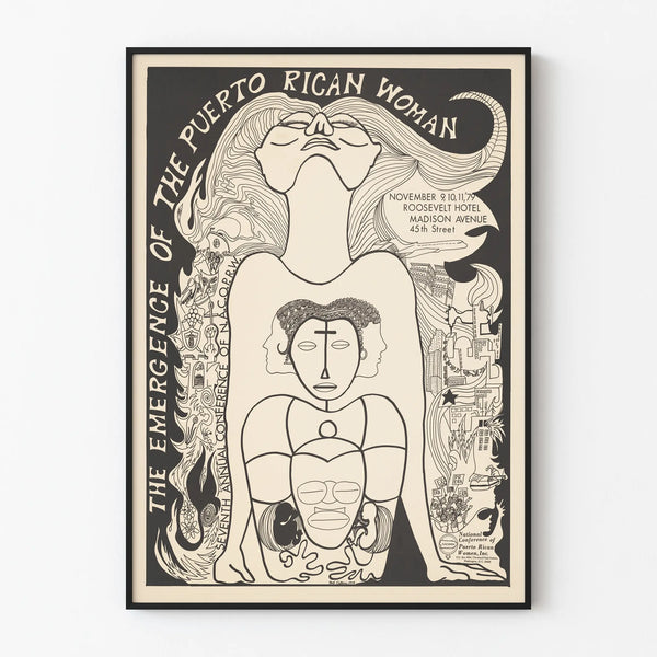 Wall decoration poster The Emergence of the Puerto Rican Woman
