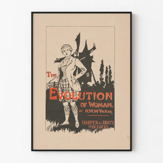 Vintage Poster The Evolution of Women by H.W. McVickar